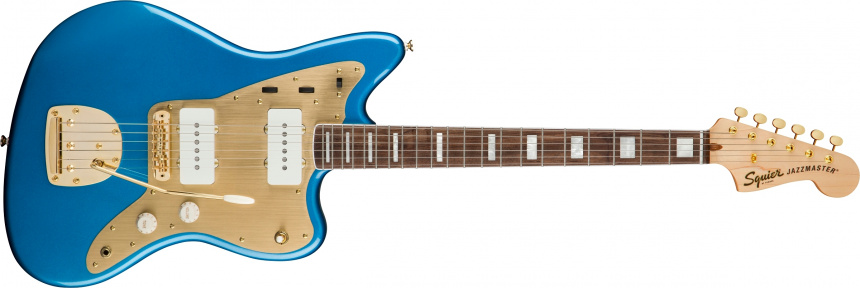 Jazzmaster Gold Edition Lake Placid Blue